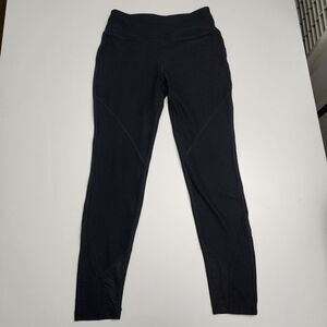 Girls Mondetta Black Leggings Yoga Pants with Vented Ankles Size Small S 7/8